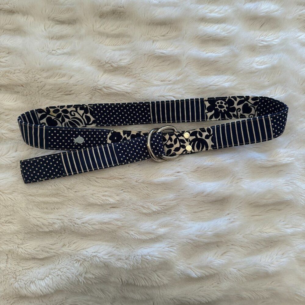 Maax Striped and Floral Ribbon Belt